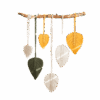 Decorative wool plant leaves
